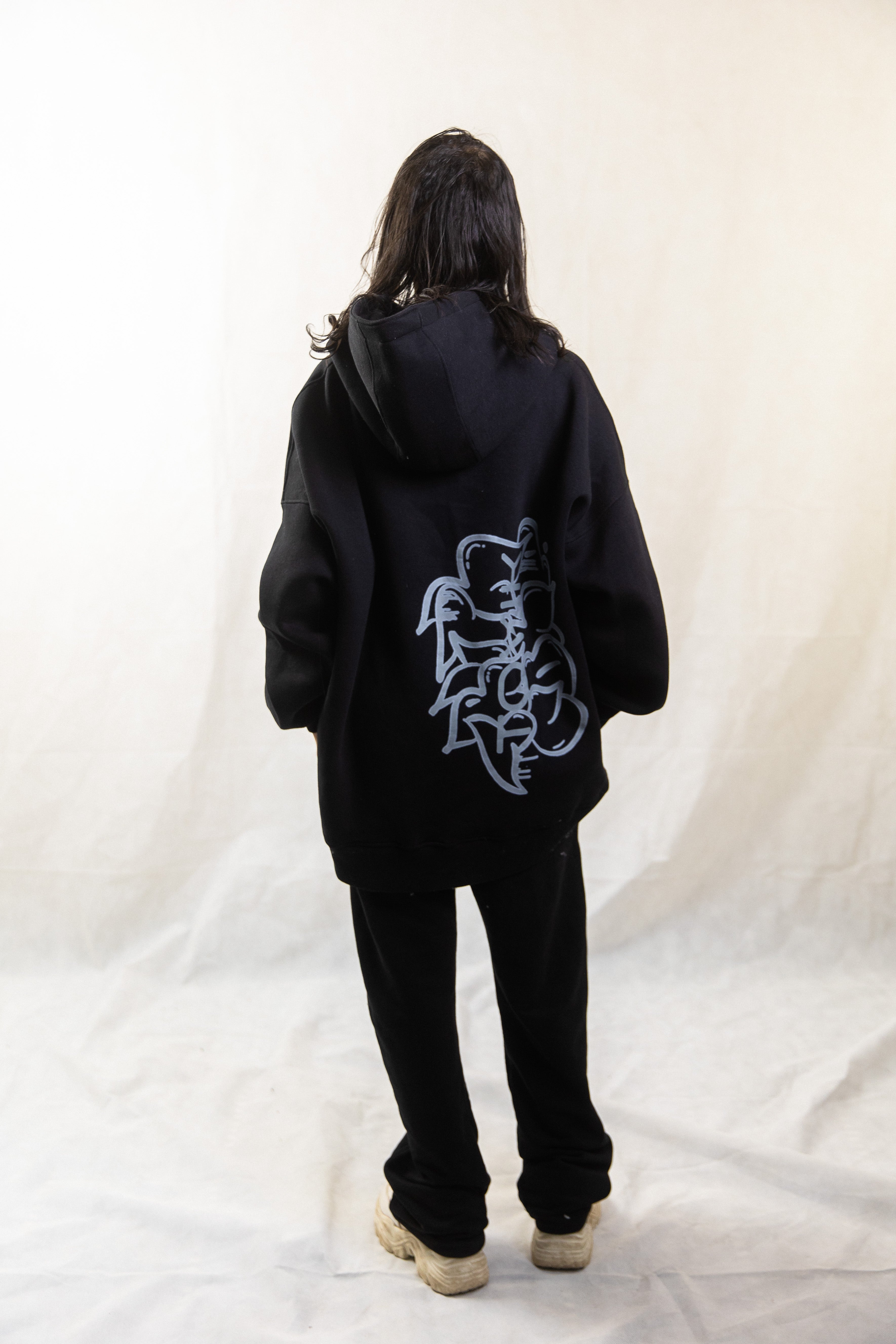 Black Tovik Unisex Hoodie