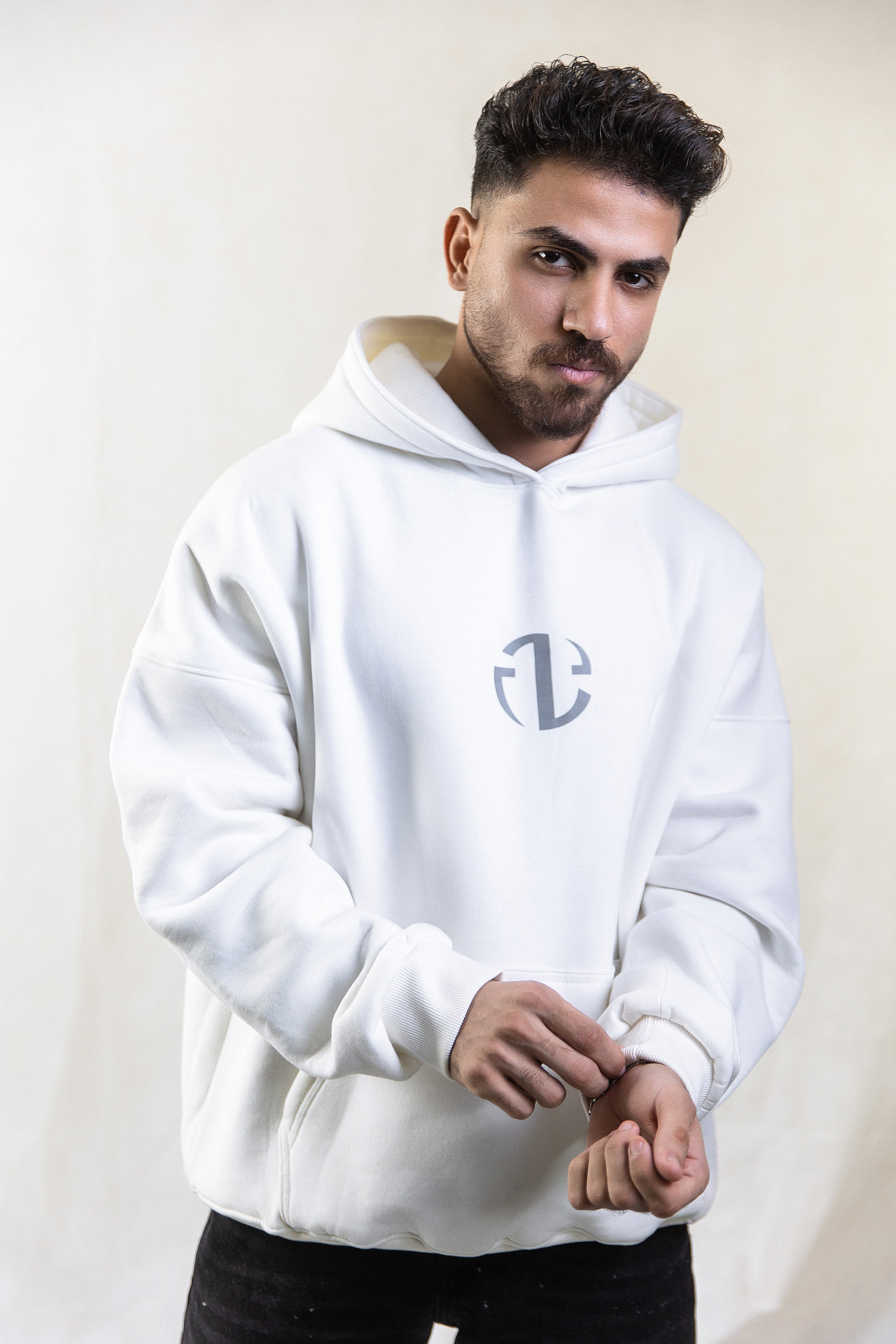 White Tovik Unisex Hoodie