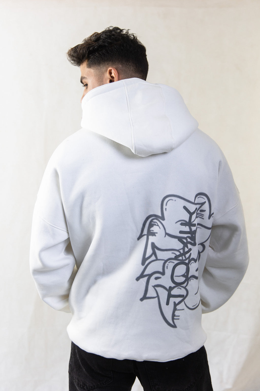 White Tovik Unisex Hoodie