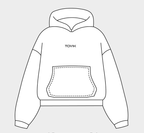 White Tovik Unisex Hoodie
