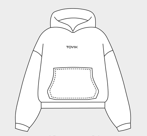 White Tivok Hoodie