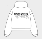 White Tovik Unisex Hoodie