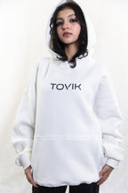 White Tovik Unisex Hoodie